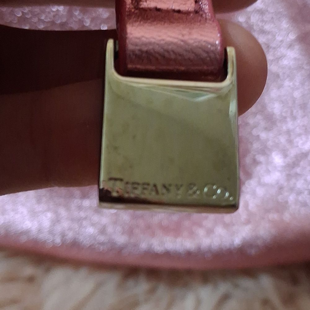 NWOT TIFFANY & CO  Pink Women's Reversible Suede And Pink Metallic Bag - Picture 3 of 13